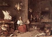 TENIERS, David the Younger Kitchen Scene sg oil